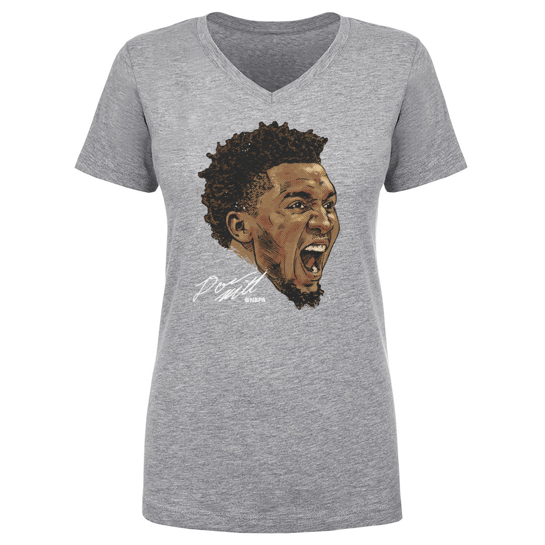 Donovan Mitchell Women&#39;s V-Neck T-Shirt | 500 LEVEL