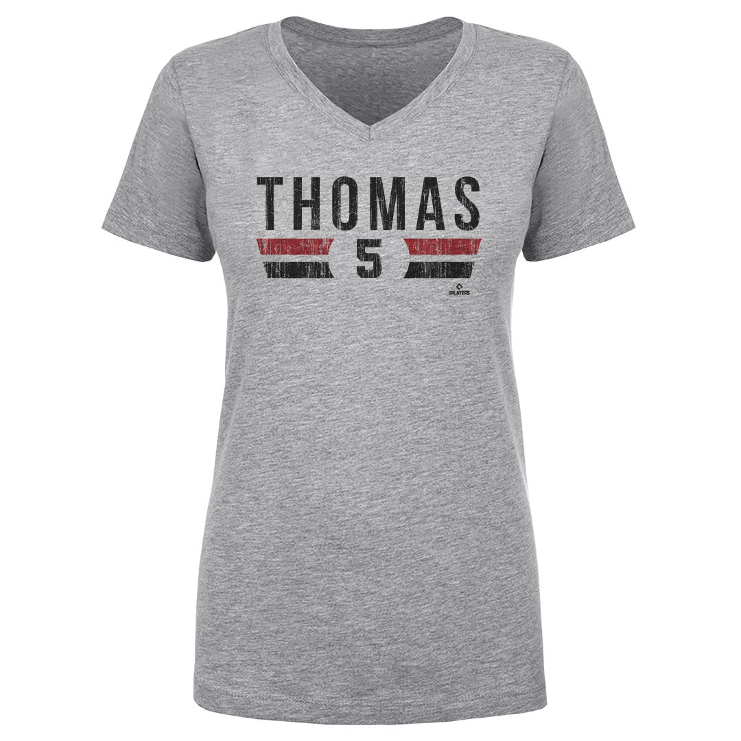 Alek Thomas Women&#39;s V-Neck T-Shirt | 500 LEVEL