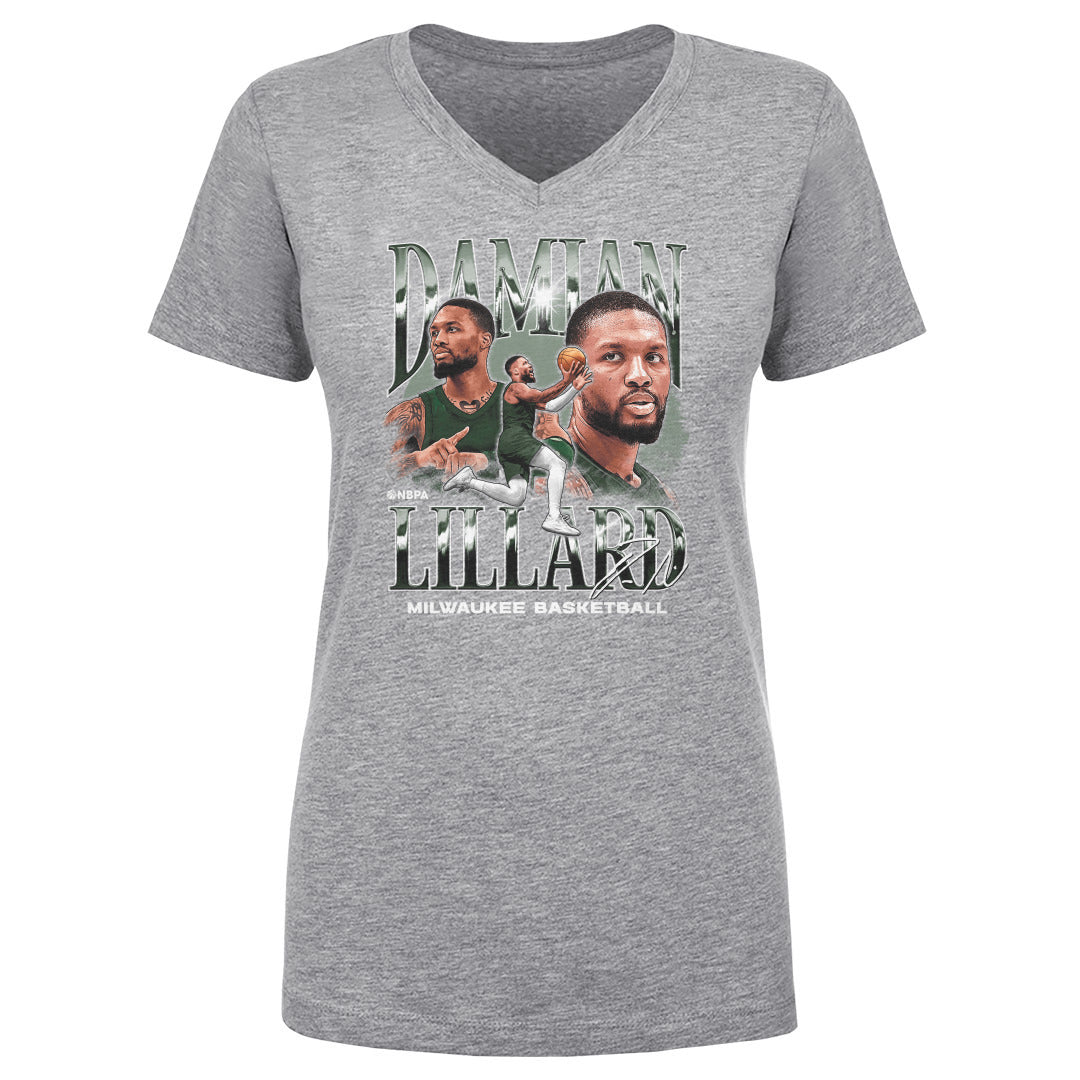 Damian Lillard Women&#39;s V-Neck T-Shirt | 500 LEVEL