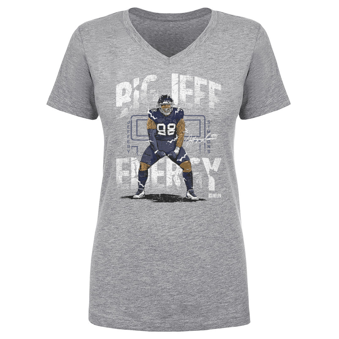 Jeffery Simmons Women&#39;s V-Neck T-Shirt | 500 LEVEL