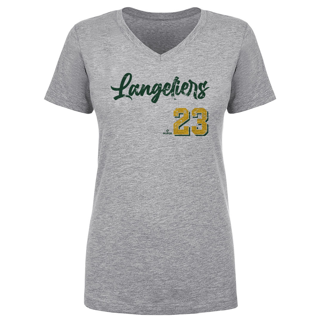 Shea Langeliers Women&#39;s V-Neck T-Shirt | 500 LEVEL