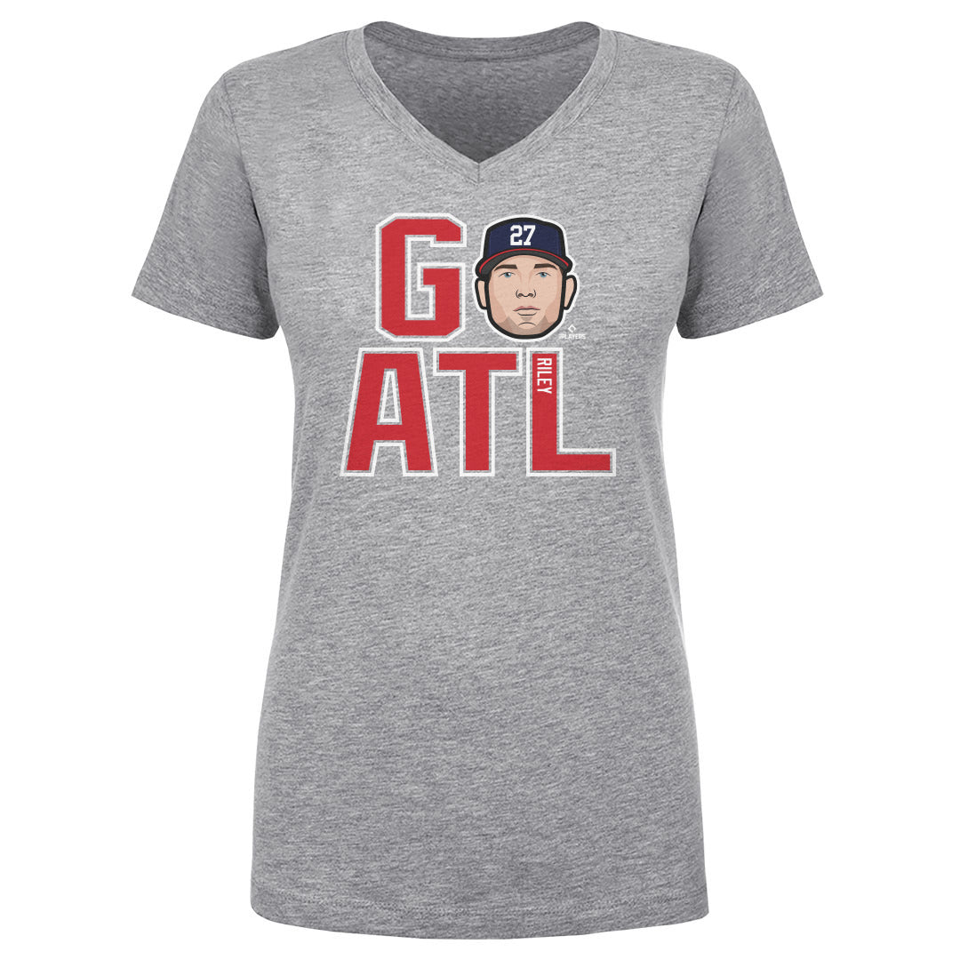 Austin Riley Women&#39;s V-Neck T-Shirt | 500 LEVEL