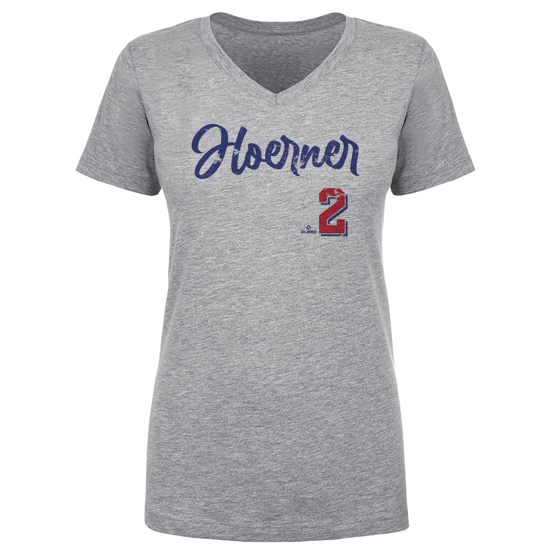 Nico Hoerner Women&#39;s V-Neck T-Shirt | 500 LEVEL