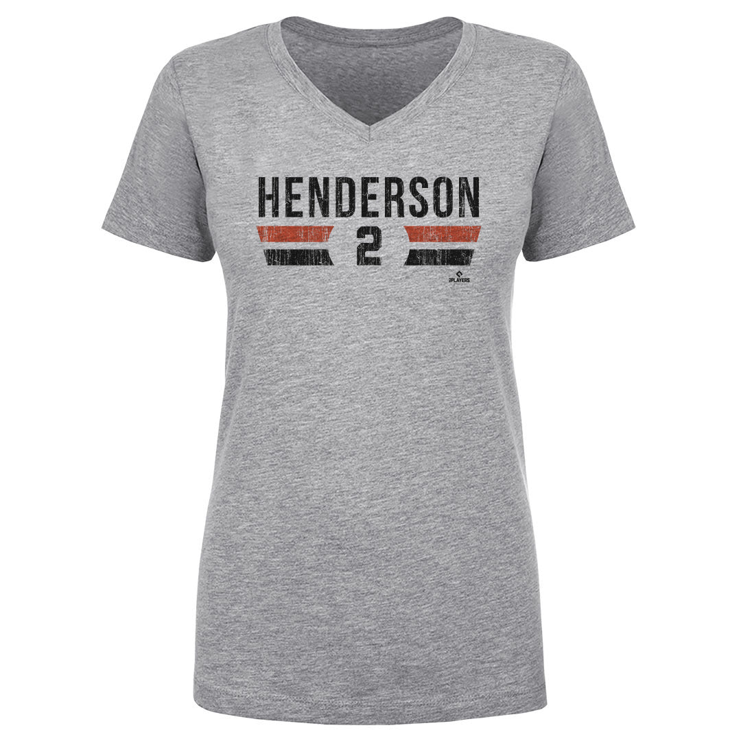 Gunnar Henderson Women&#39;s V-Neck T-Shirt | 500 LEVEL