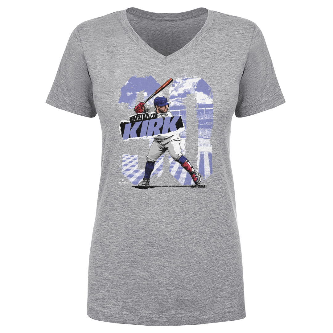 Alejandro Kirk Women&#39;s V-Neck T-Shirt | 500 LEVEL