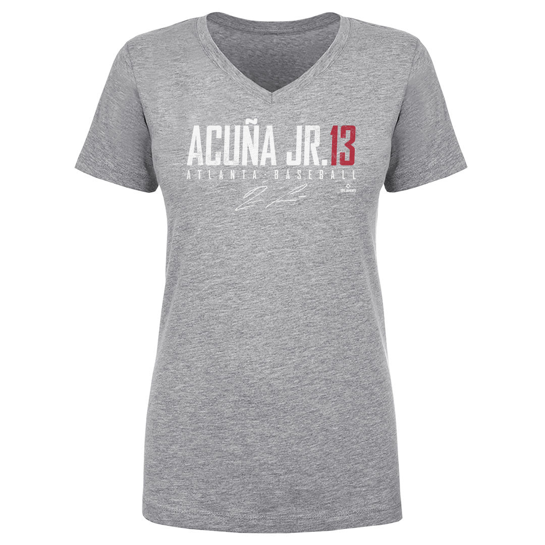 Ronald Acuna Jr. Women&#39;s V-Neck T-Shirt | 500 LEVEL