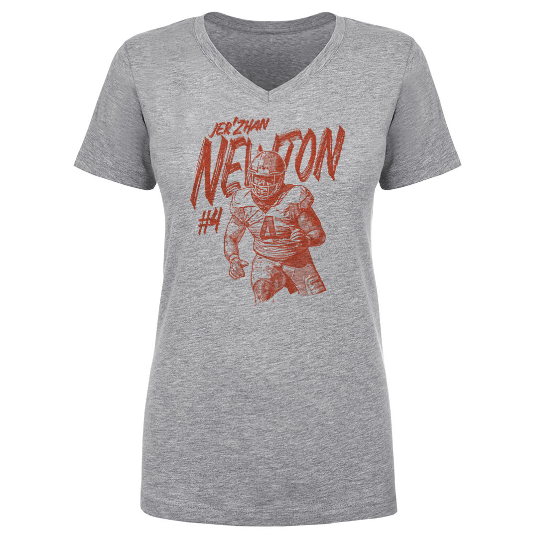 Jer&#39;Zhan Newton Women&#39;s V-Neck T-Shirt | 500 LEVEL