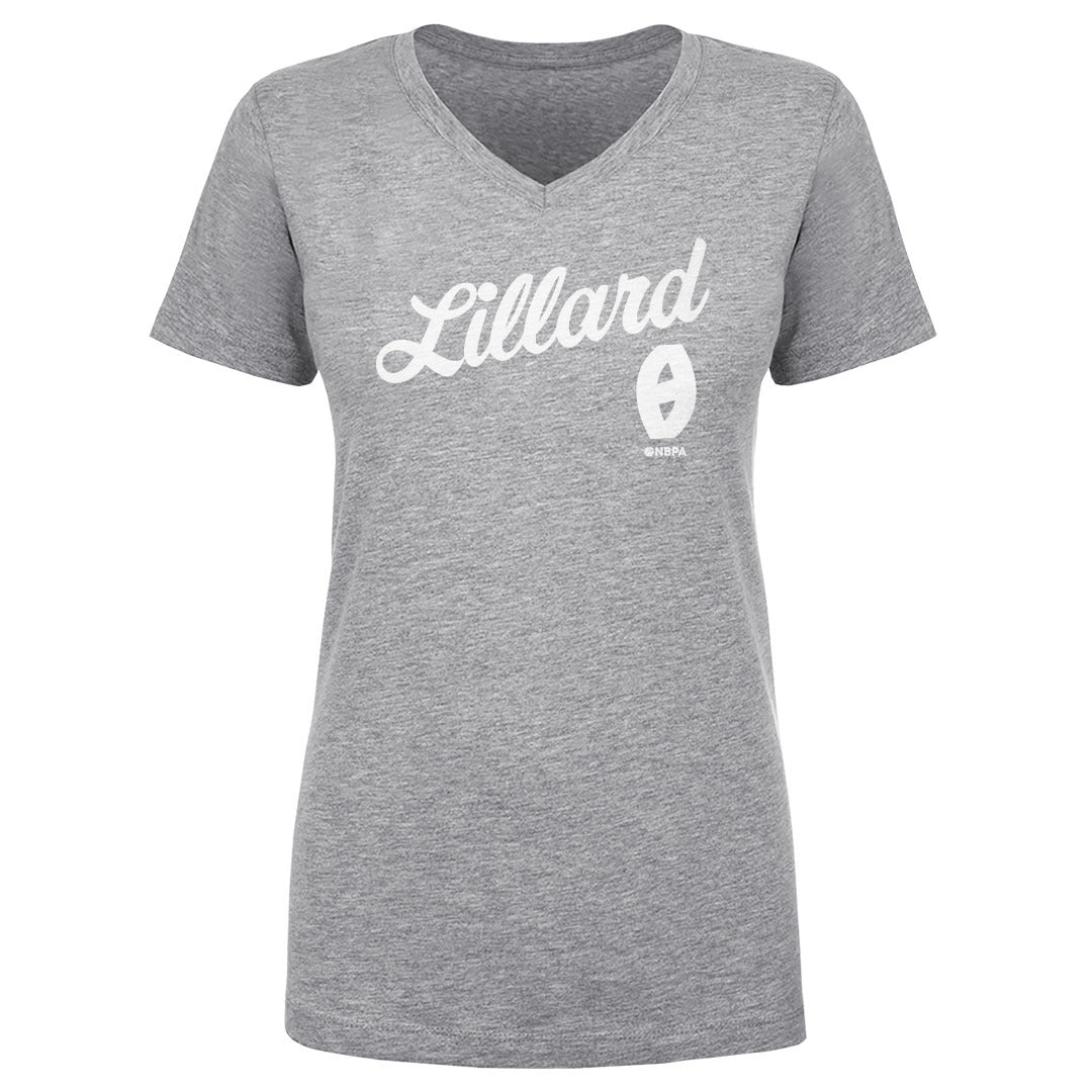 Damian Lillard Women&#39;s V-Neck T-Shirt | 500 LEVEL