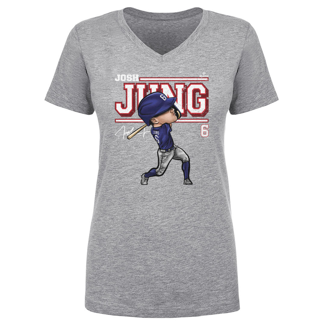 Josh Jung Women&#39;s V-Neck T-Shirt | 500 LEVEL