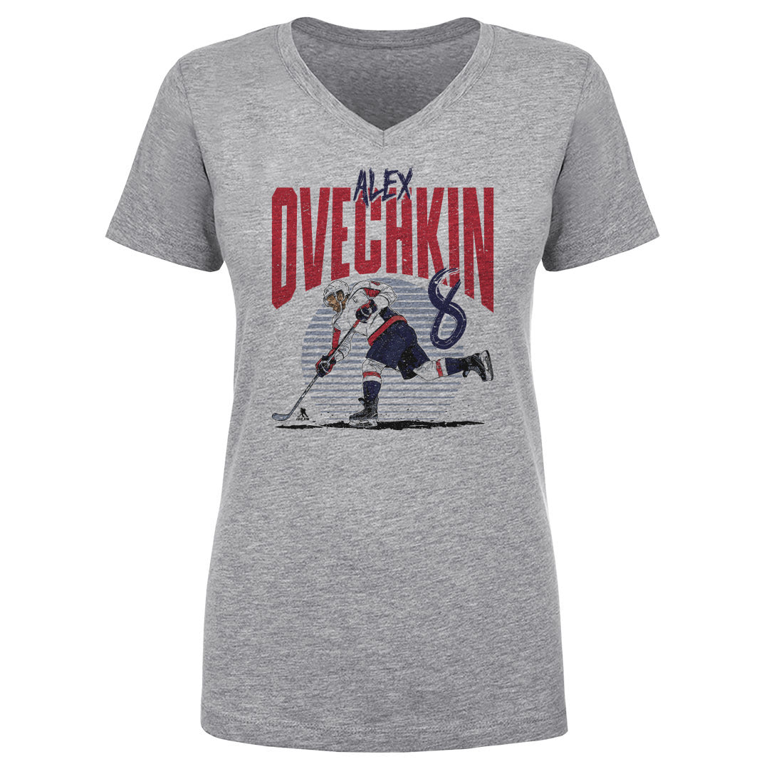 Alex Ovechkin Women&#39;s V-Neck T-Shirt | 500 LEVEL