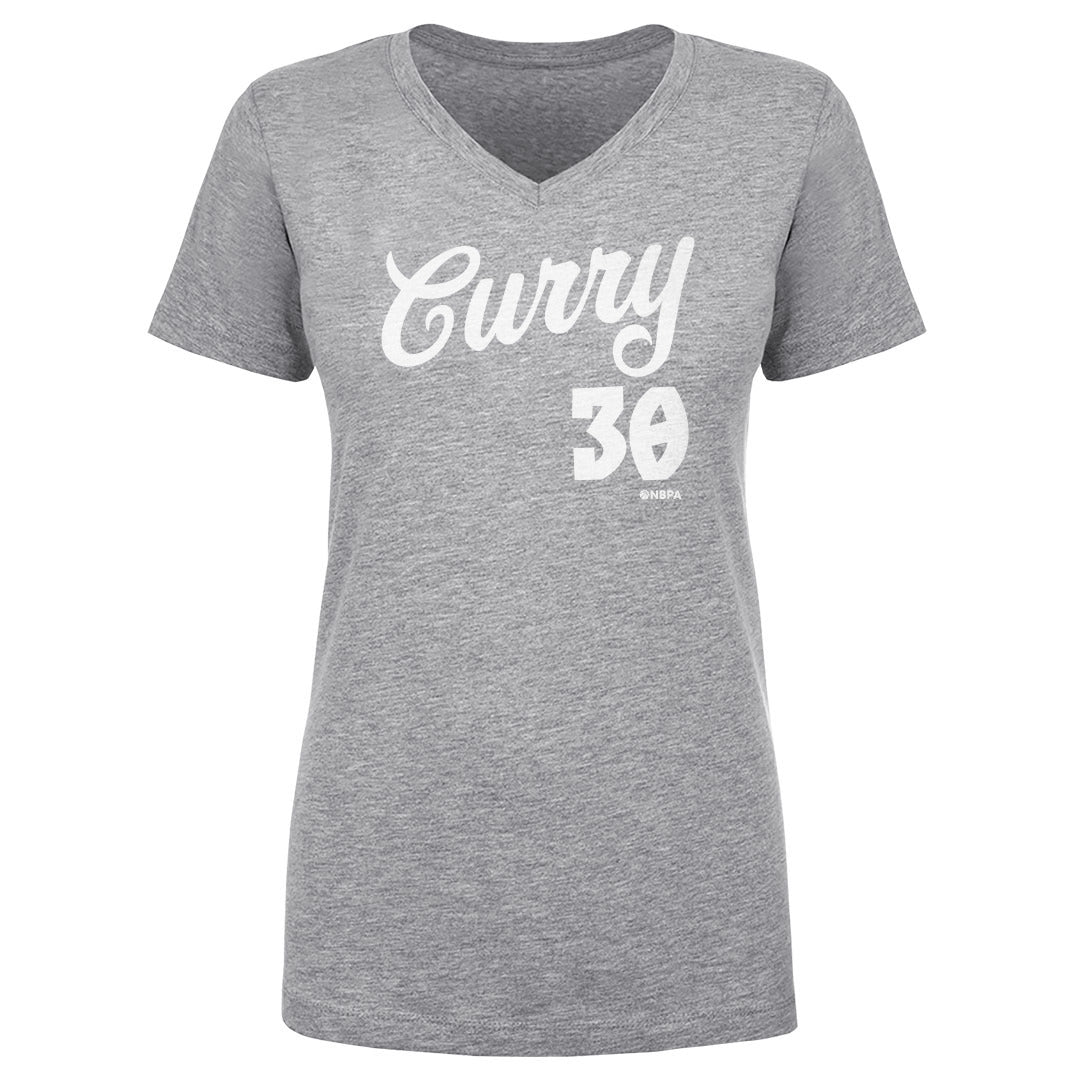 Steph Curry Women&#39;s V-Neck T-Shirt | 500 LEVEL