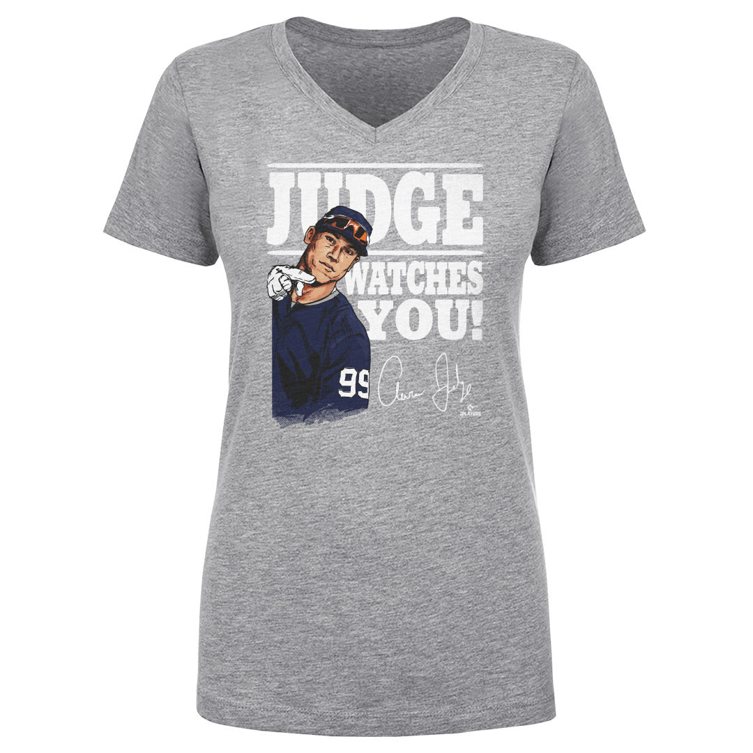 Aaron Judge Women&#39;s V-Neck T-Shirt | 500 LEVEL