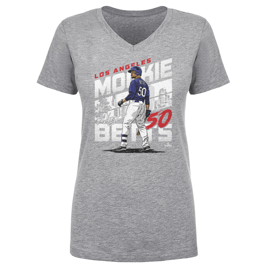 Mookie Betts Women&#39;s V-Neck T-Shirt | 500 LEVEL