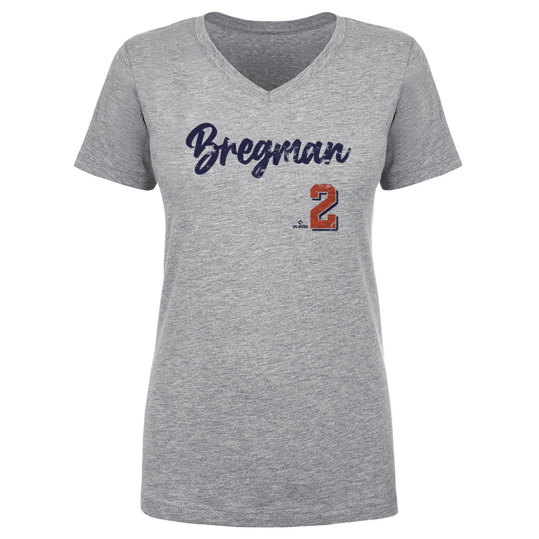 Alex Bregman Women&#39;s V-Neck T-Shirt | 500 LEVEL