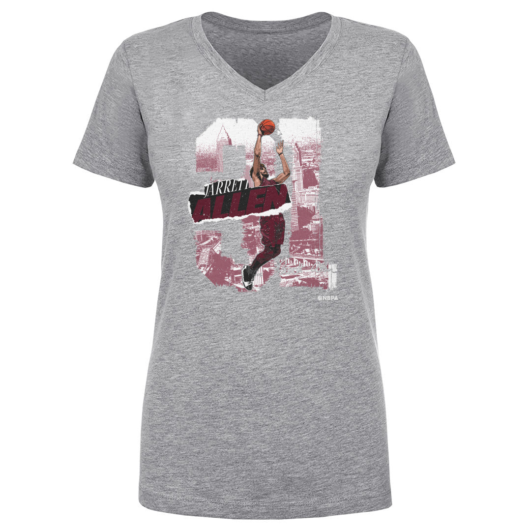 Jarrett Allen Women&#39;s V-Neck T-Shirt | 500 LEVEL