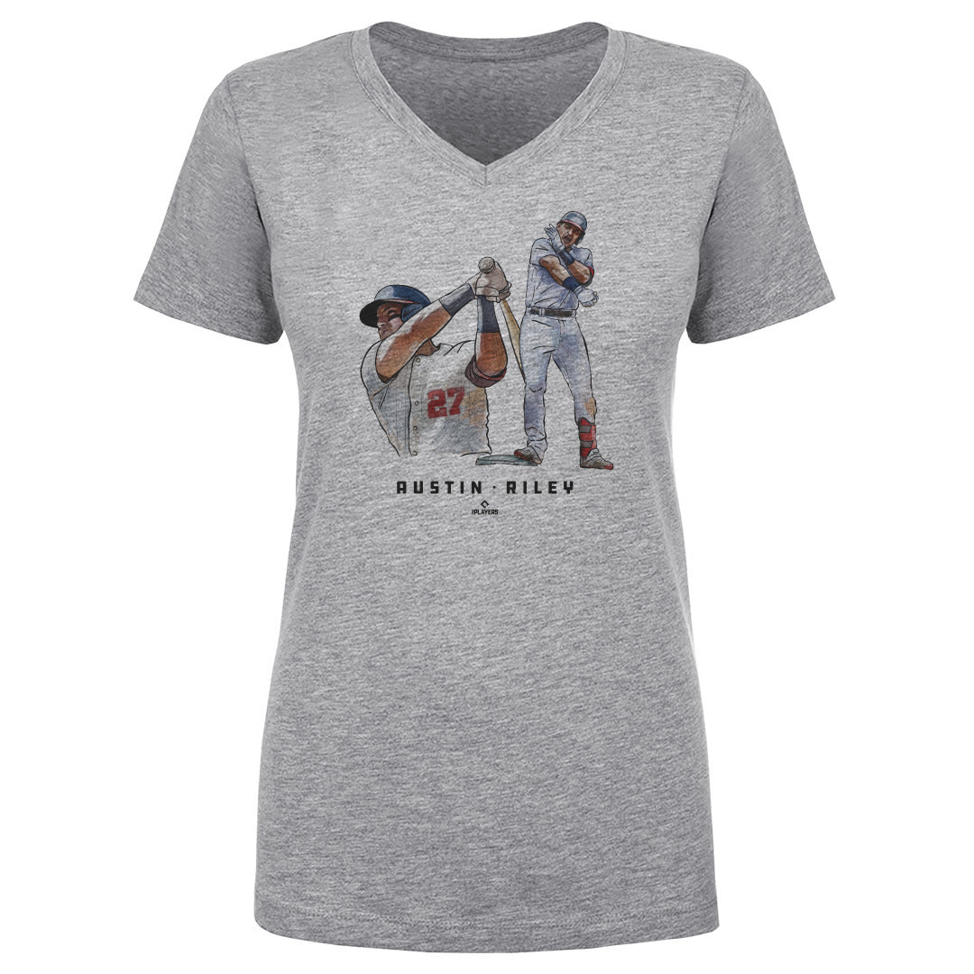 Austin Riley Women&#39;s V-Neck T-Shirt | 500 LEVEL