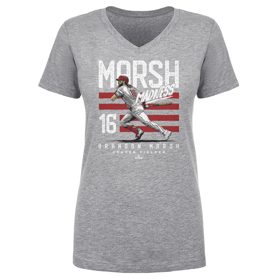 Brandon Marsh Women&#39;s V-Neck T-Shirt | 500 LEVEL