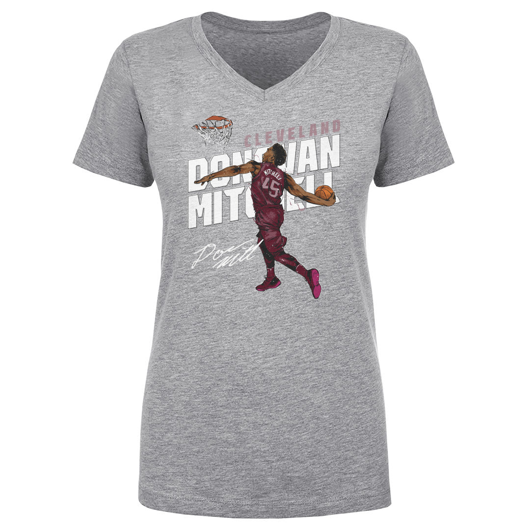 Donovan Mitchell Women&#39;s V-Neck T-Shirt | 500 LEVEL