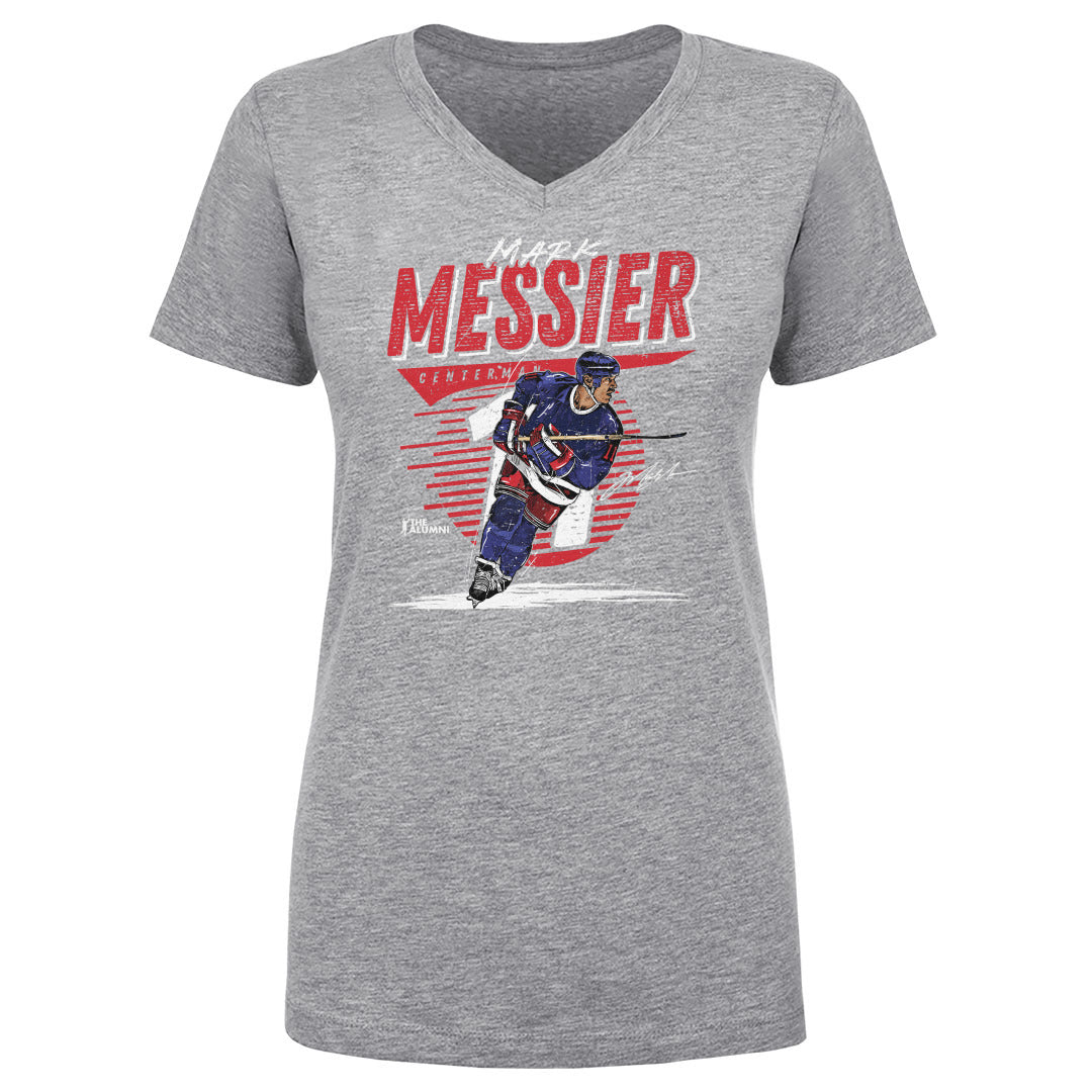 Mark Messier Women&#39;s V-Neck T-Shirt | 500 LEVEL