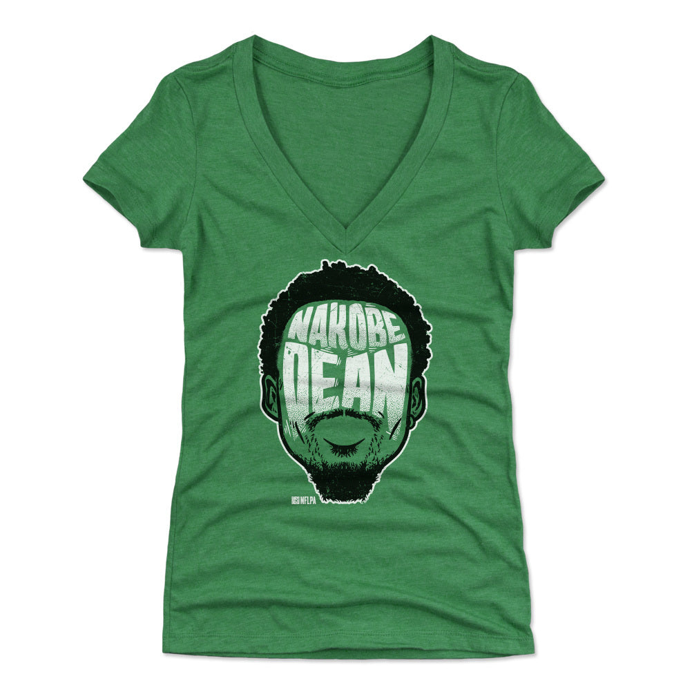 Nakobe Dean Women&#39;s V-Neck T-Shirt | 500 LEVEL