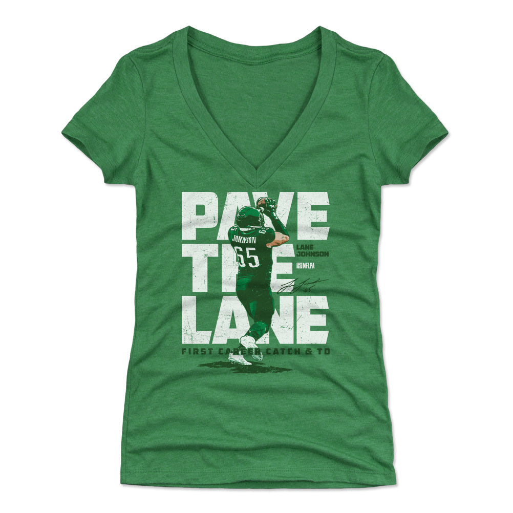 Lane Johnson Women&#39;s V-Neck T-Shirt | 500 LEVEL