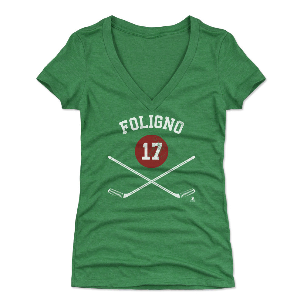 Marcus Foligno Women&#39;s V-Neck T-Shirt | 500 LEVEL