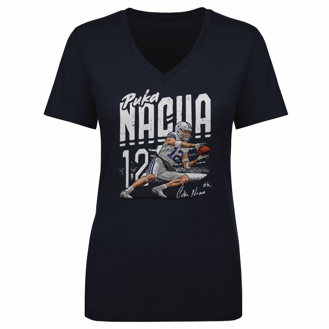 Puka Nacua Women&#39;s V-Neck T-Shirt | 500 LEVEL