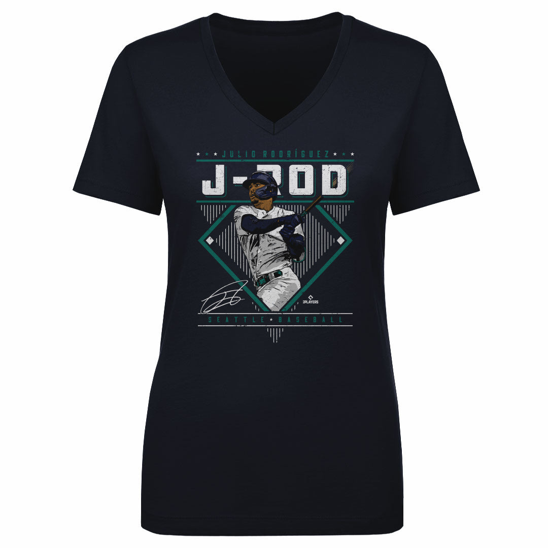 Julio Rodriguez Women&#39;s V-Neck T-Shirt | 500 LEVEL