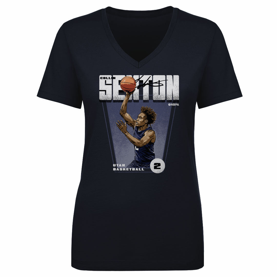 Collin Sexton Women&#39;s V-Neck T-Shirt | 500 LEVEL