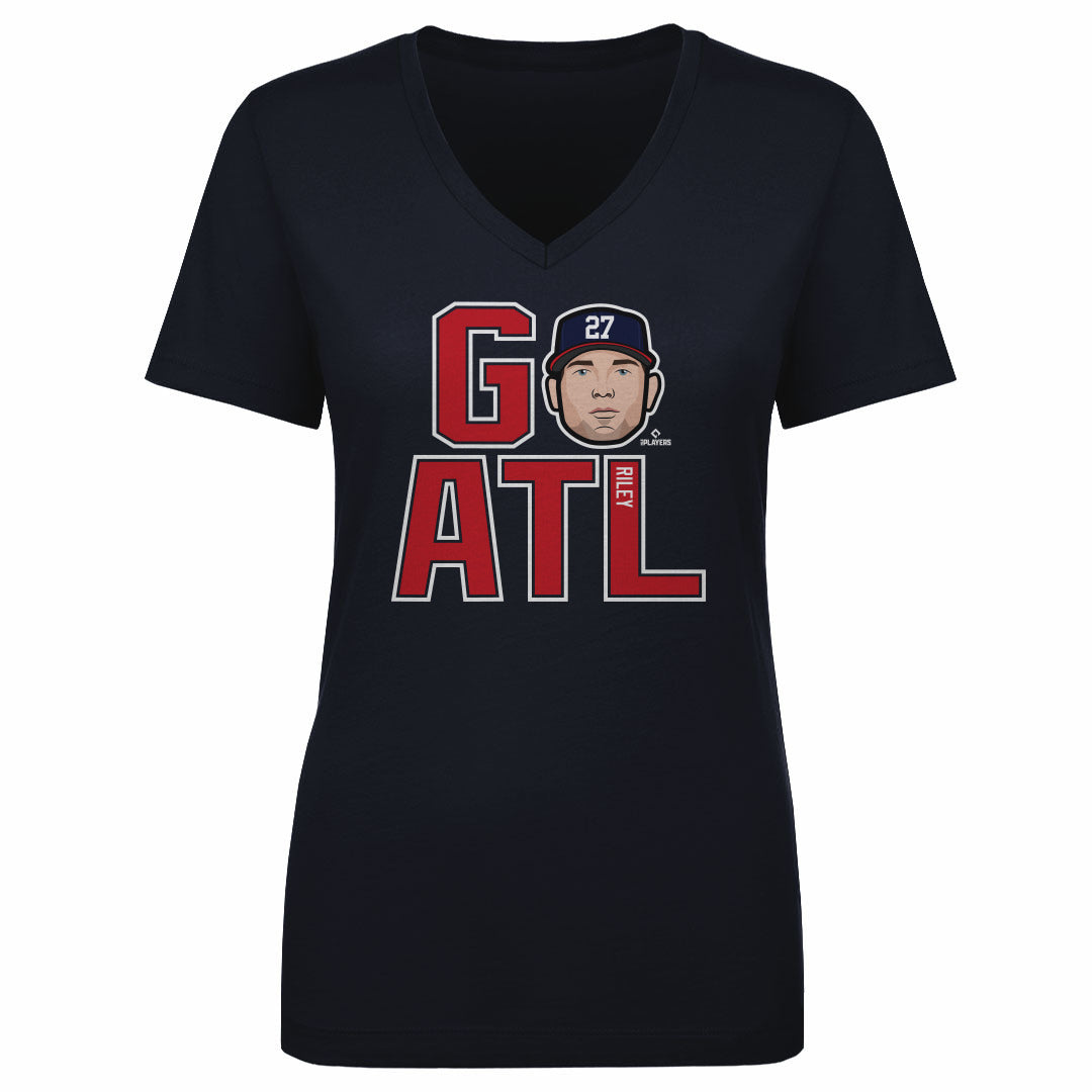 Austin Riley Women&#39;s V-Neck T-Shirt | 500 LEVEL