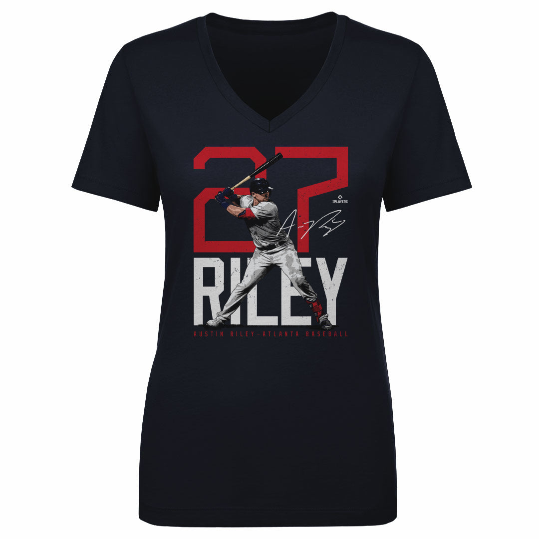 Austin Riley Women&#39;s V-Neck T-Shirt | 500 LEVEL