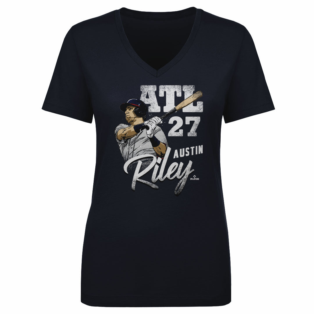 Austin Riley Women&#39;s V-Neck T-Shirt | 500 LEVEL