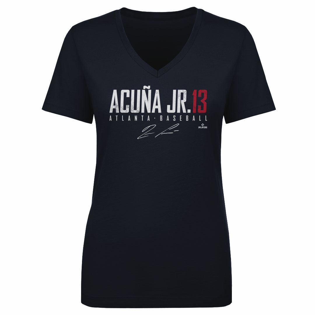 Ronald Acuna Jr. Women&#39;s V-Neck T-Shirt | 500 LEVEL