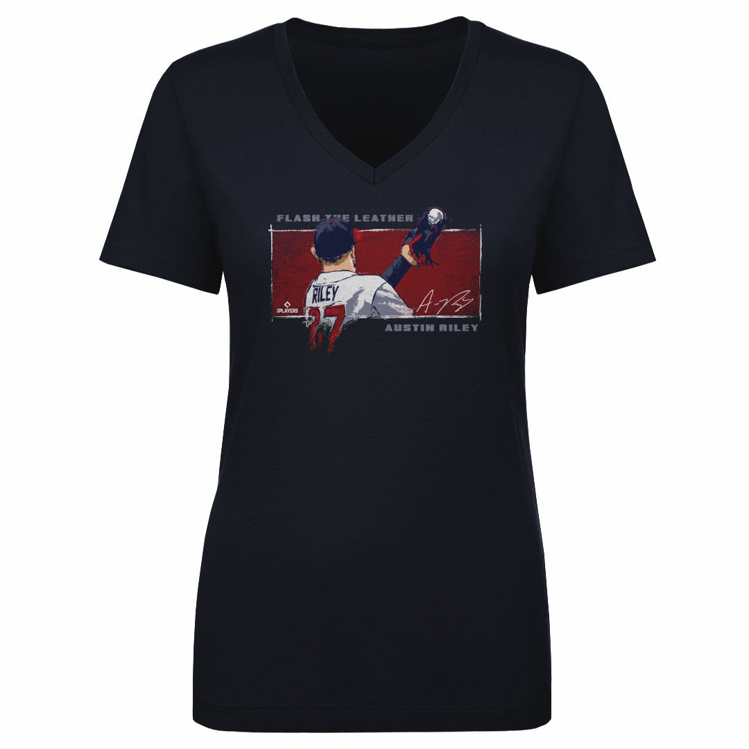 Austin Riley Women&#39;s V-Neck T-Shirt | 500 LEVEL