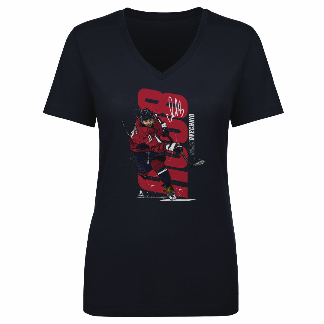 Alex Ovechkin Women&#39;s V-Neck T-Shirt | 500 LEVEL