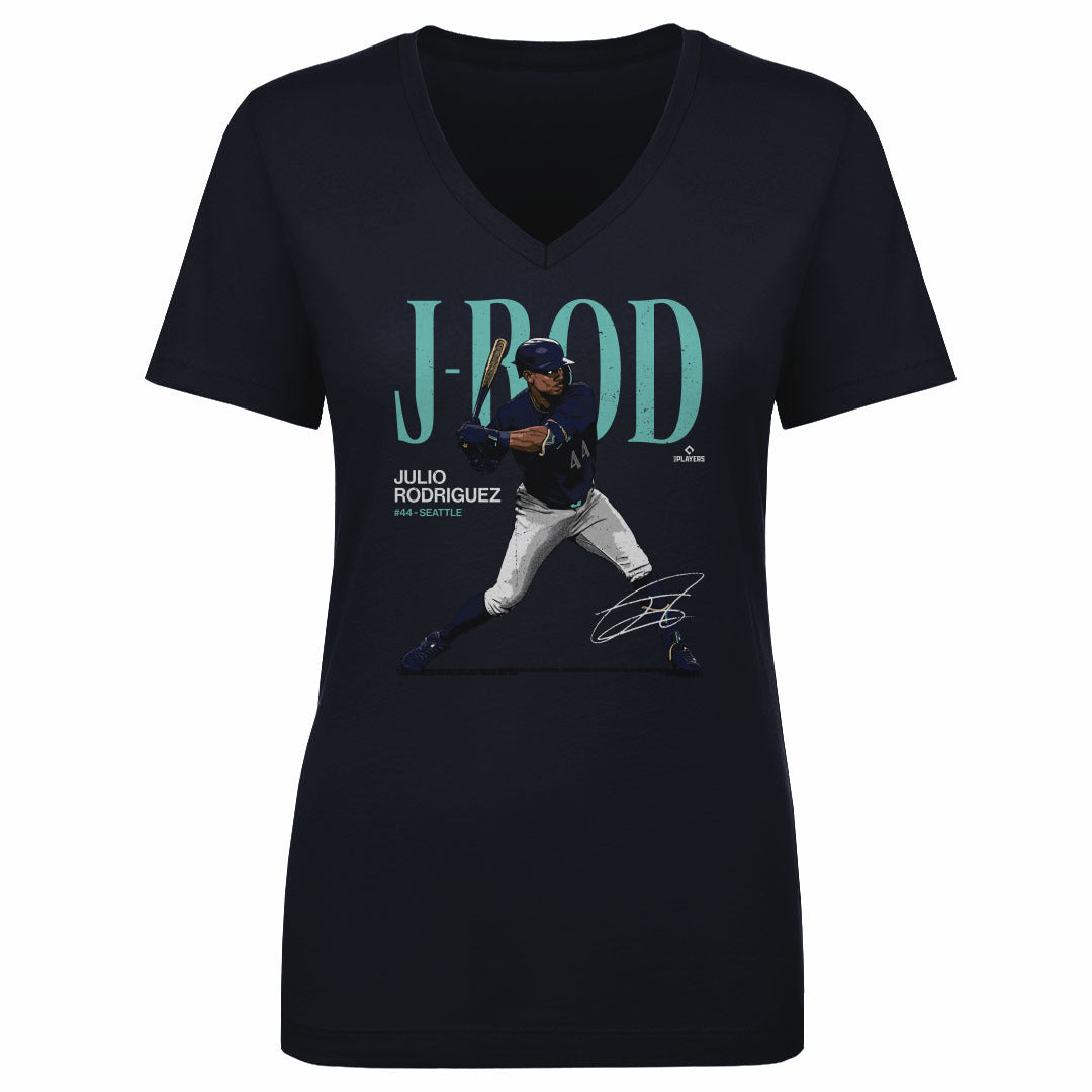 Julio Rodriguez Women&#39;s V-Neck T-Shirt | 500 LEVEL