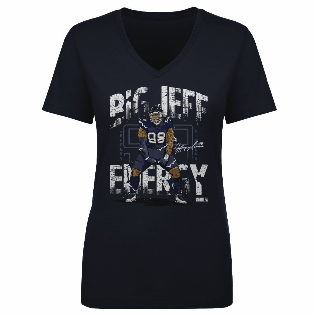 Jeffery Simmons Women&#39;s V-Neck T-Shirt | 500 LEVEL