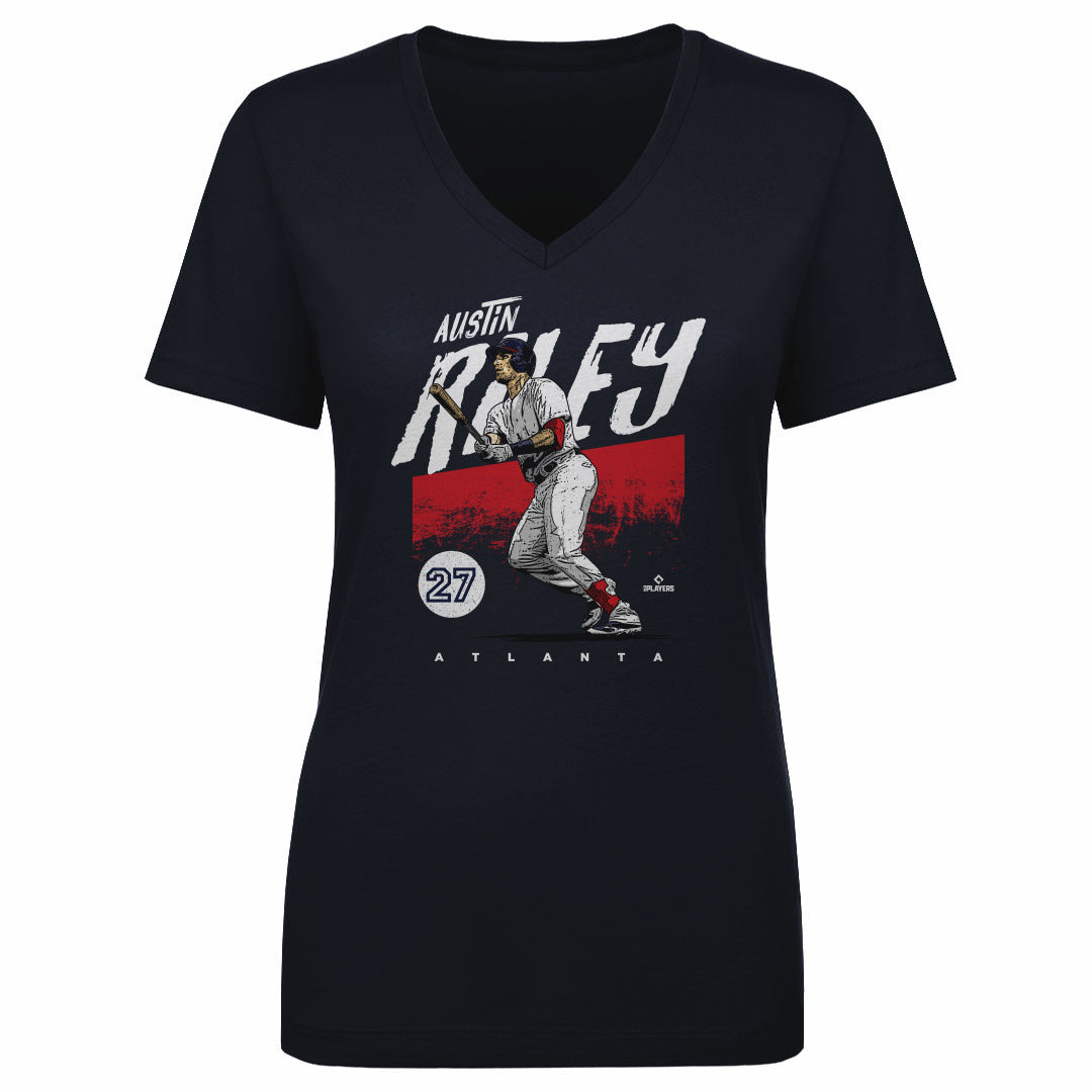 Austin Riley Women&#39;s V-Neck T-Shirt | 500 LEVEL