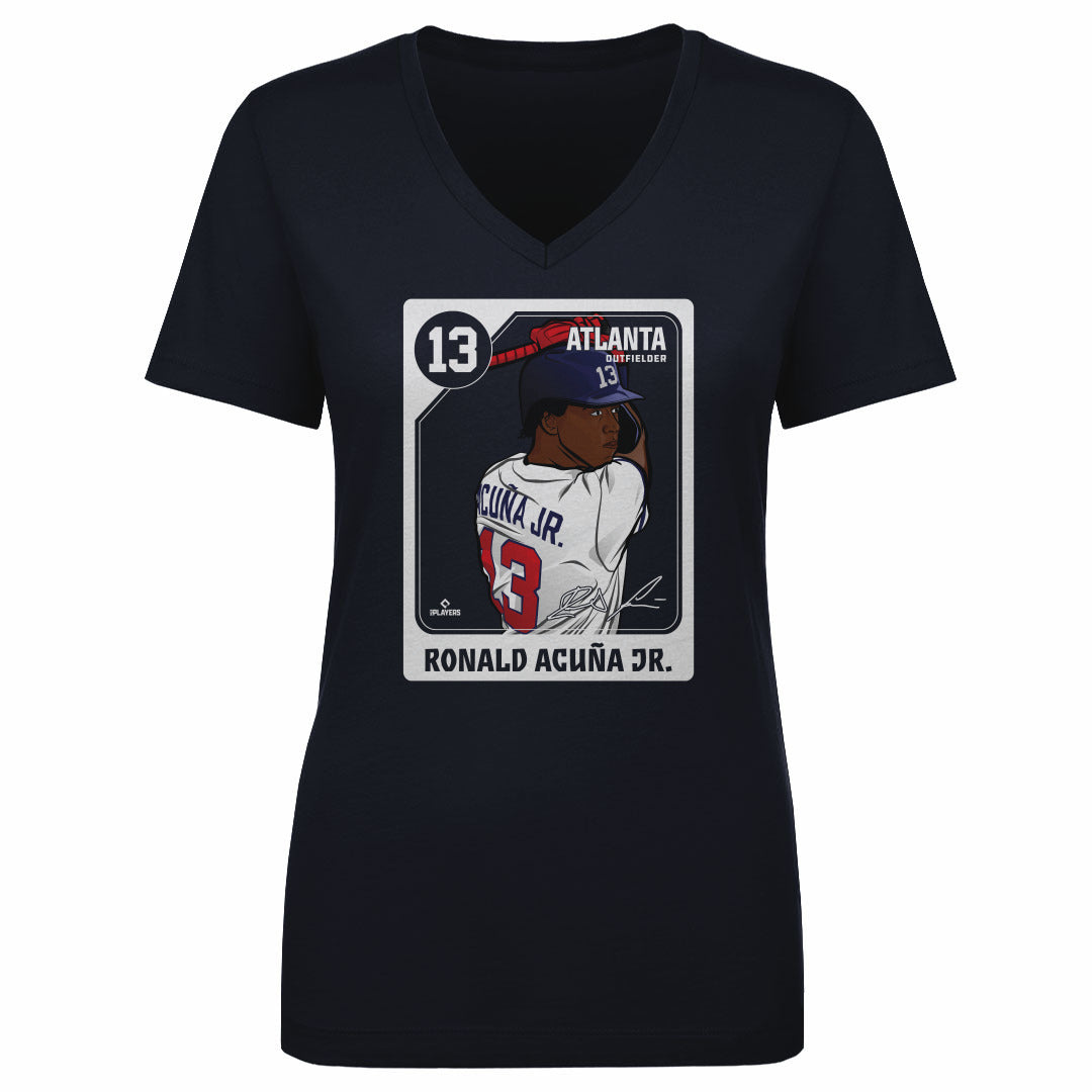 Ronald Acuna Jr. Women&#39;s V-Neck T-Shirt | 500 LEVEL