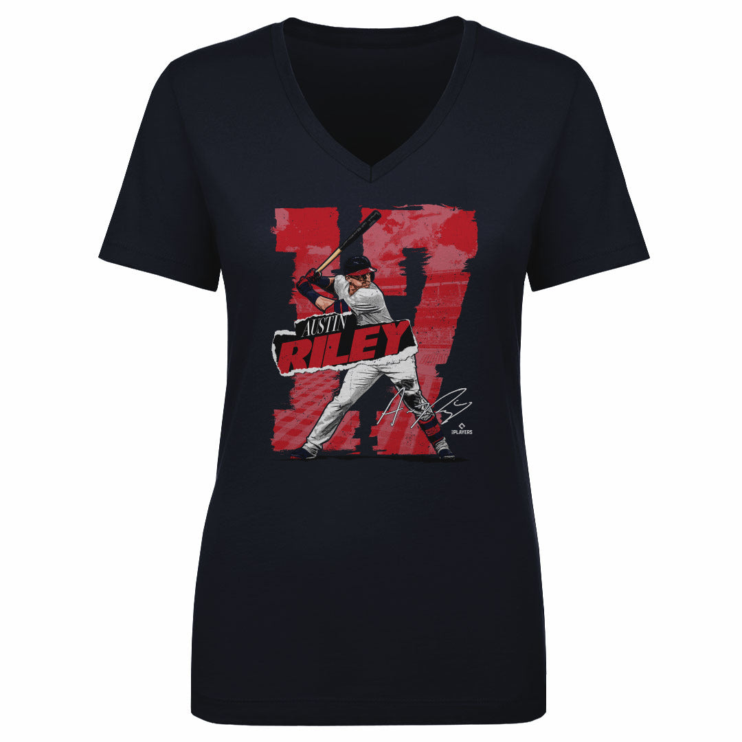 Austin Riley Women&#39;s V-Neck T-Shirt | 500 LEVEL