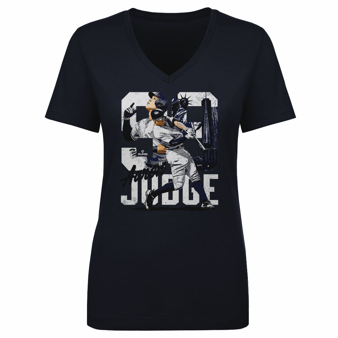 Aaron Judge Women&#39;s V-Neck T-Shirt | 500 LEVEL