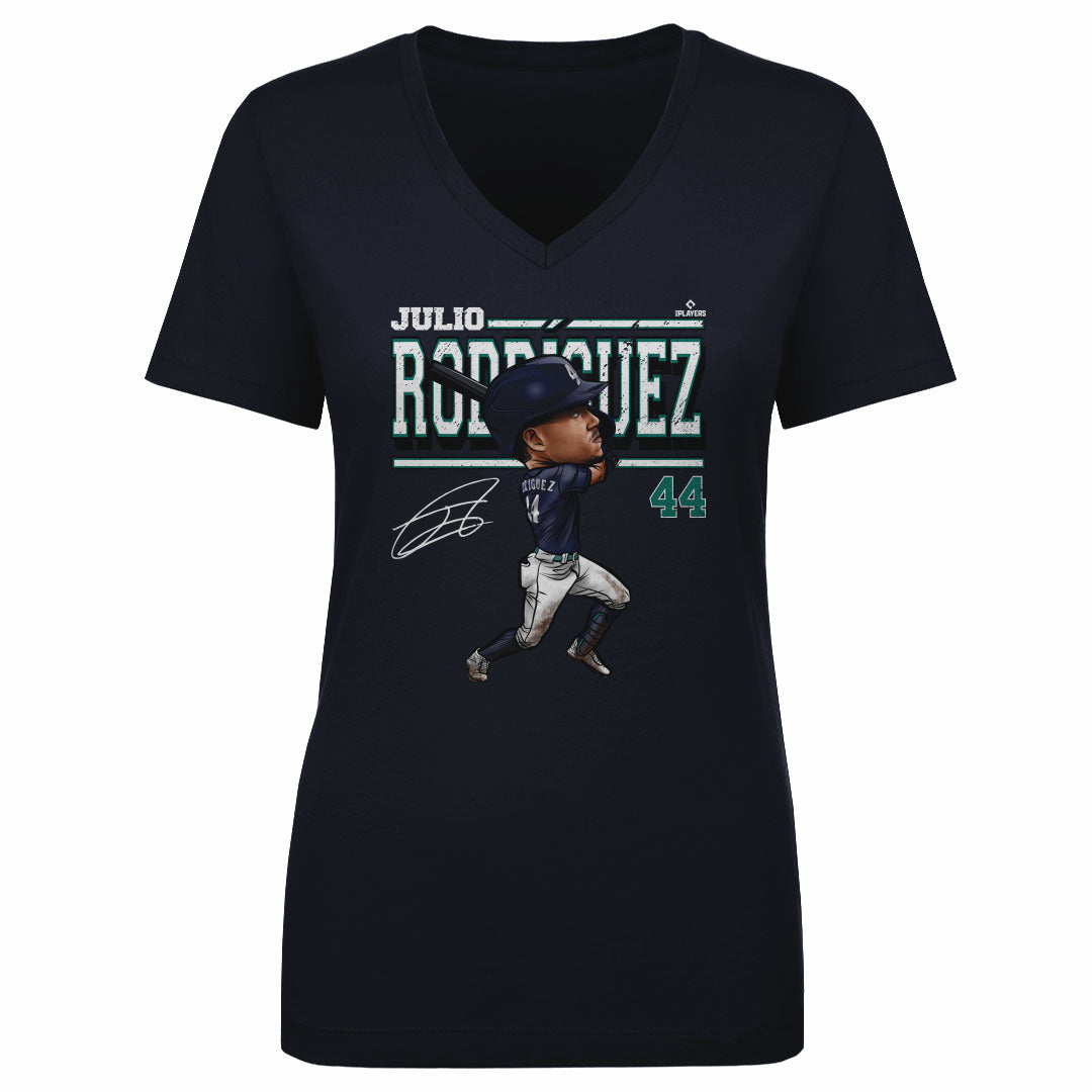 Julio Rodriguez Women&#39;s V-Neck T-Shirt | 500 LEVEL