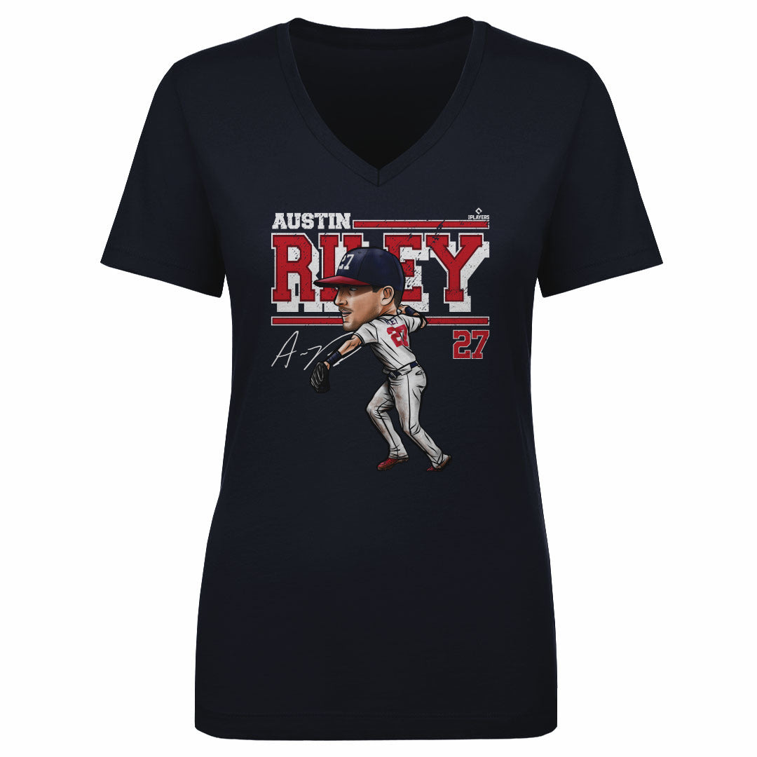 Austin Riley Women&#39;s V-Neck T-Shirt | 500 LEVEL