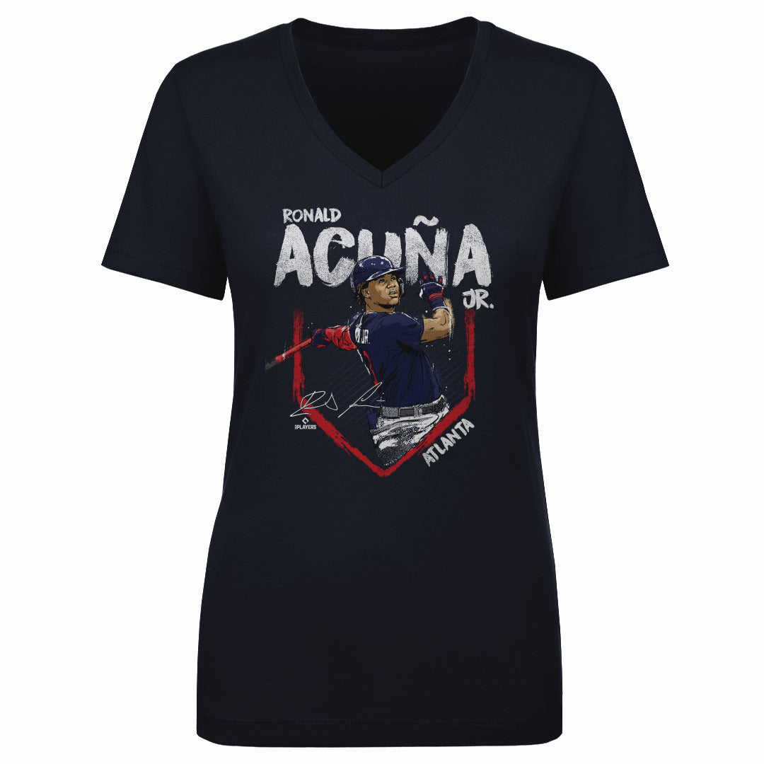 Ronald Acuna Jr. Women&#39;s V-Neck T-Shirt | 500 LEVEL