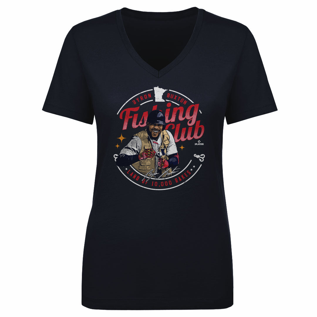 Byron Buxton Women&#39;s V-Neck T-Shirt | 500 LEVEL