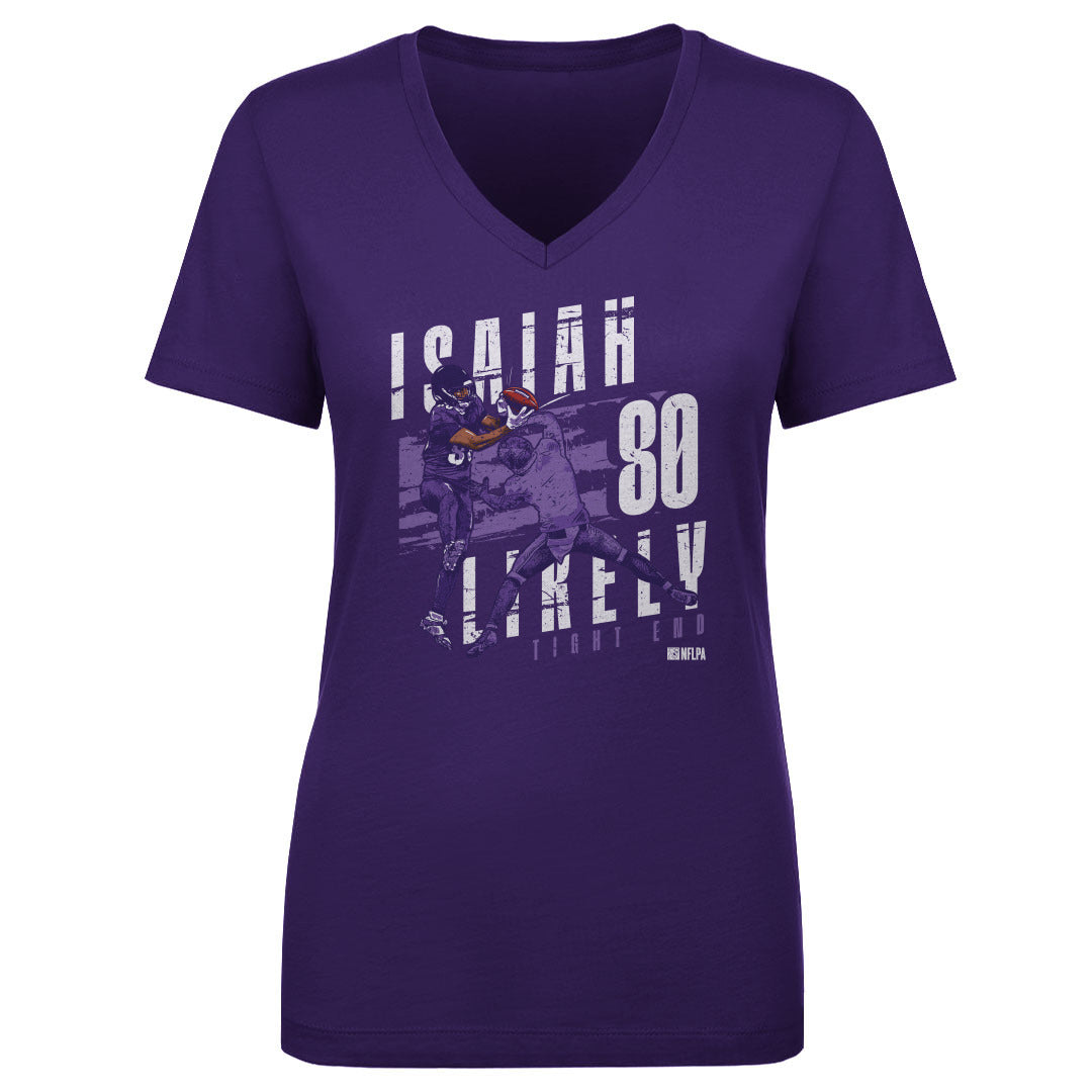 Isaiah Likely Women&#39;s V-Neck T-Shirt | 500 LEVEL