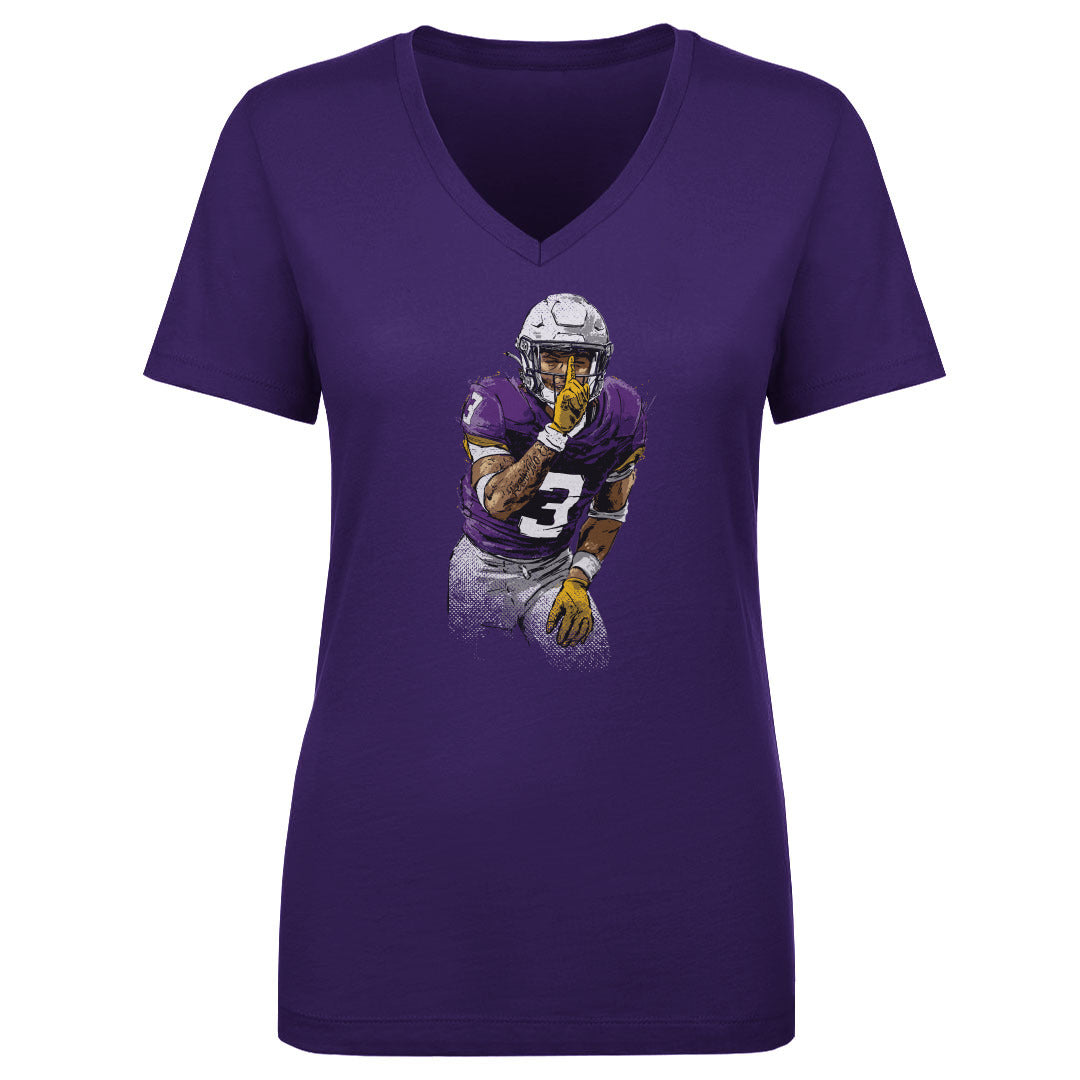 Greg Brooks Jr. Women&#39;s V-Neck T-Shirt | 500 LEVEL