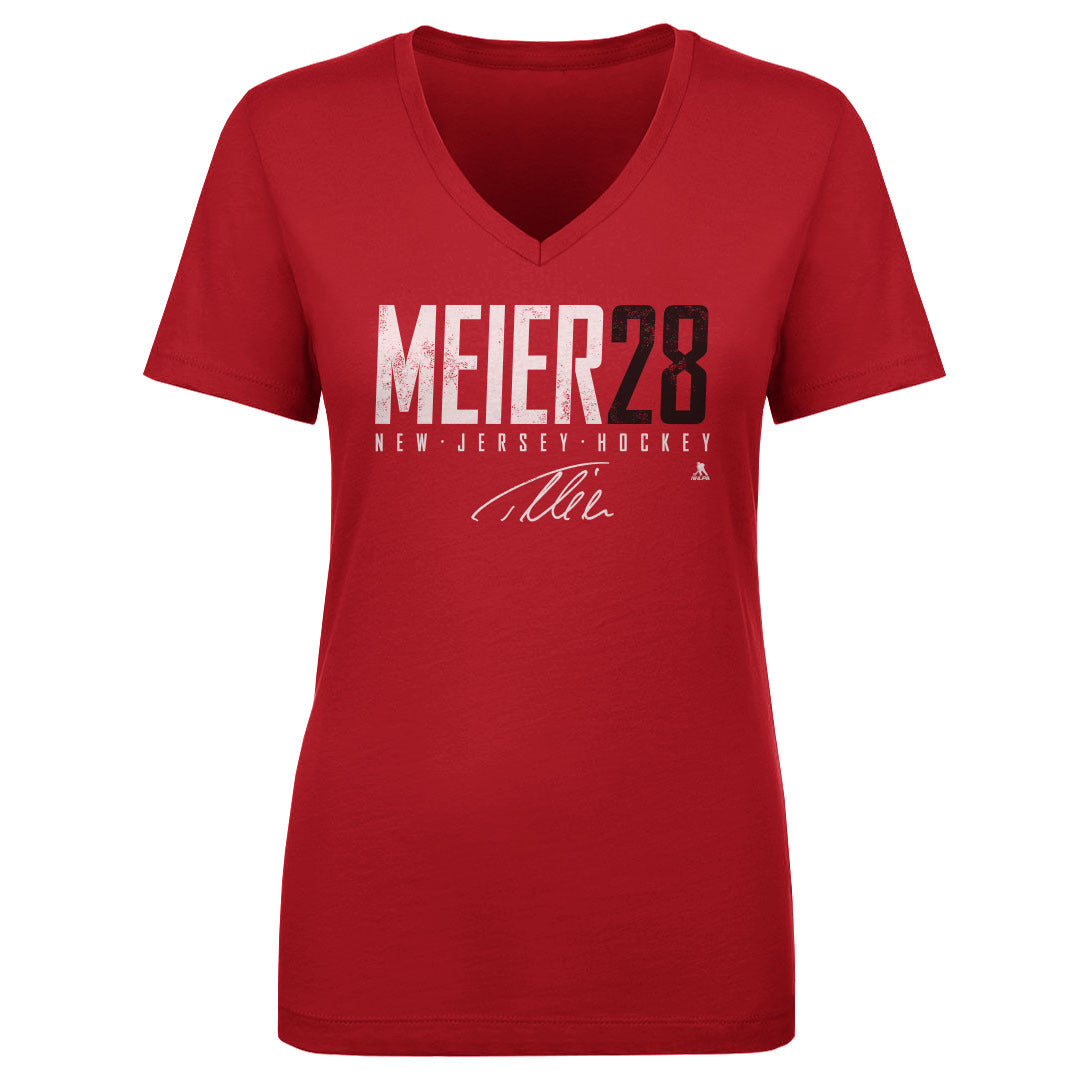 Timo Meier Women&#39;s V-Neck T-Shirt | 500 LEVEL