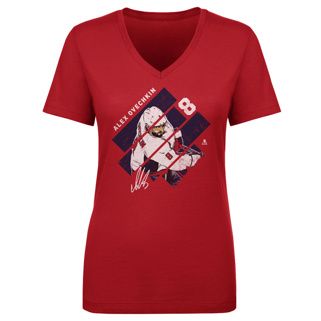 Alex Ovechkin Women&#39;s V-Neck T-Shirt | 500 LEVEL