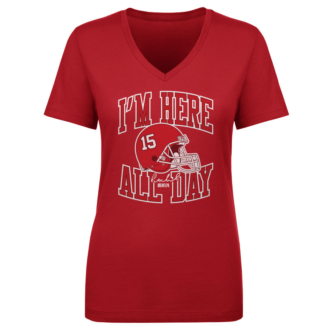 Patrick Mahomes Women&#39;s V-Neck T-Shirt | 500 LEVEL